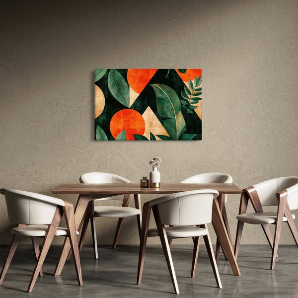 Kép - Geometrikus természeti minták II. (90x60 cm)