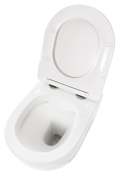 Delano fali rimless WC soft-close ülőkével