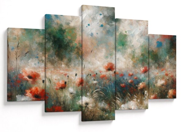 Kép – Pipacsmező absztrakciója (150x105 cm)