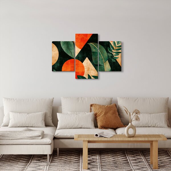 Kép - Geometrikus természeti minták II. (90x60 cm)