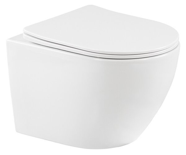 Delano fali rimless WC soft-close ülőkével
