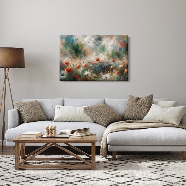 Kép – Pipacsmező absztrakciója (90x60 cm)
