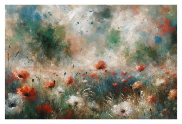 Kép – Pipacsmező absztrakciója (90x60 cm)
