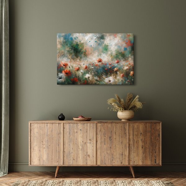 Kép – Pipacsmező absztrakciója (90x60 cm)