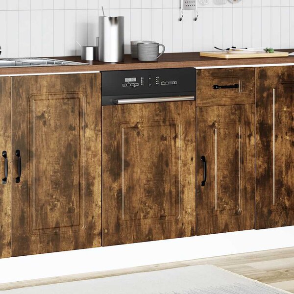 Mosogatógép panel Kalmar füstölt tölgy 45x1,5x57 cm