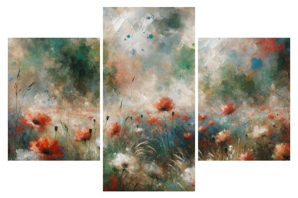 Kép – Pipacsmező absztrakciója (90x60 cm)