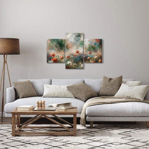 Kép – Pipacsmező absztrakciója (90x60 cm)