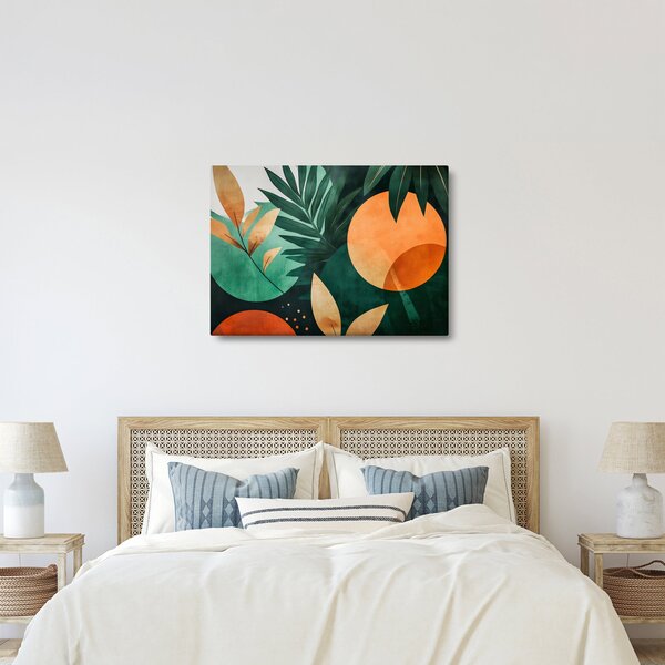 Kép - Geometrikus természeti minták (70x50 cm)