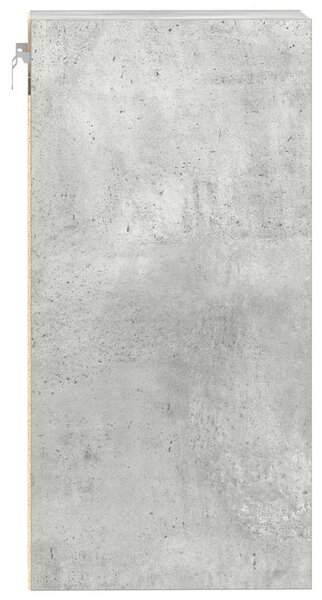 “Riga” betonszürke szerelt fa függő szekrény 40x29,5x60 cm