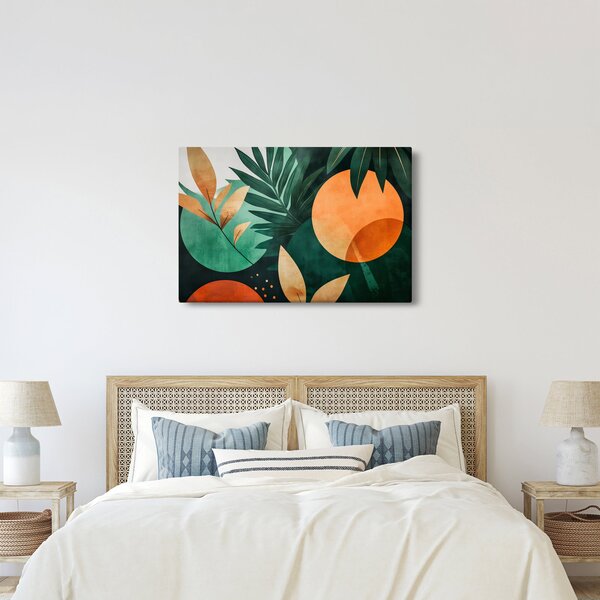 Kép - Geometrikus természeti minták (90x60 cm)