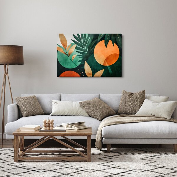 Kép - Geometrikus természeti minták (90x60 cm)