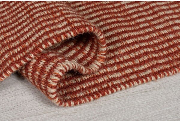 Anu narancssárga gyapjú futószőnyeg, 60 x 200 cm - Flair Rugs