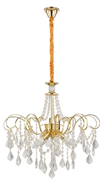 Kristály függőlámpa SWE081-CP 60cm GOLD