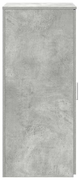 Tároló szekrény betonszürke 50x45x103,5 cm szerelt fa