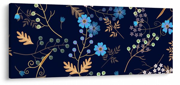 Kép - Őszi virágok (120x50 cm)