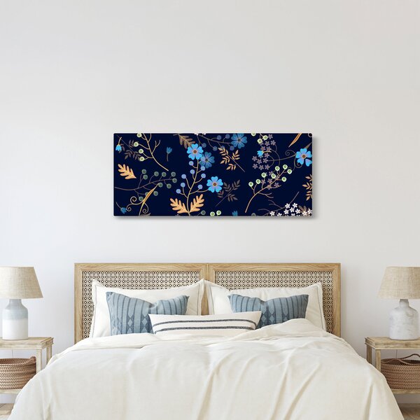 Kép - Őszi virágok (120x50 cm)