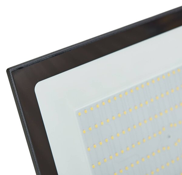 PRIOS Prios LED kültéri reflektor Maikel, 200W, 16000lm, fém, Fekete, Alumínium, Modern