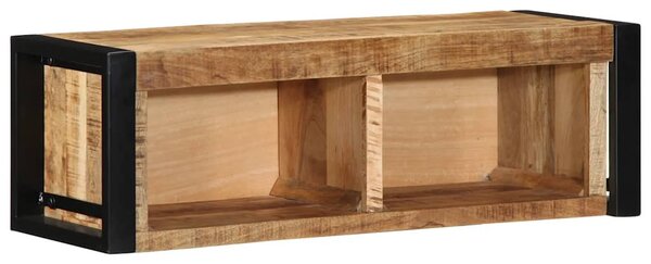 Tömör nyers mangófa TV-szekrény 80x30x25 cm