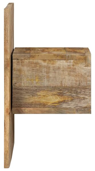 Éjjeli szekrény 50x27x50 cm tömör durva fa mangó