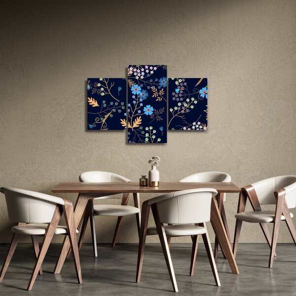 Kép - Őszi virágok (90x60 cm)