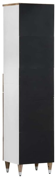 Tömör mangófa fürdőszobaszekrény 38 x 33,5 x 160 cm