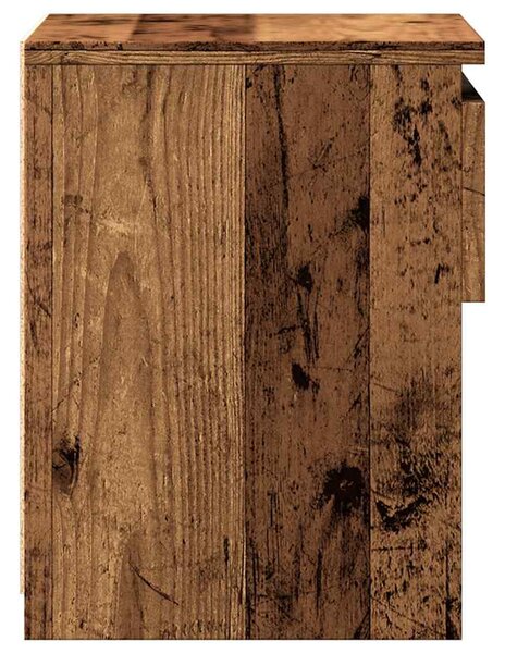 Antik fa szerelt fa éjjeliszekrény 40 x 30 x 39 cm