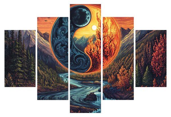 Kép - Elemi erők (150x105 cm)
