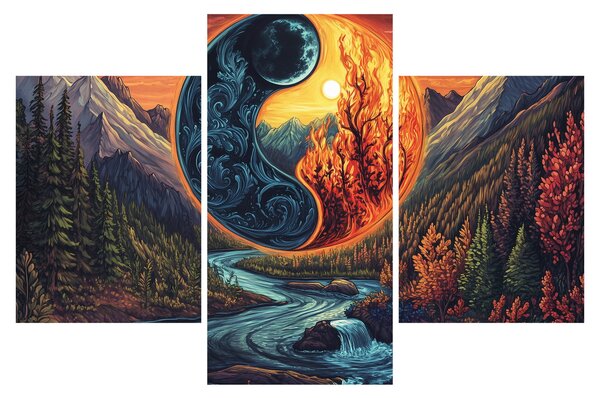 Kép - Elemi erők (90x60 cm)