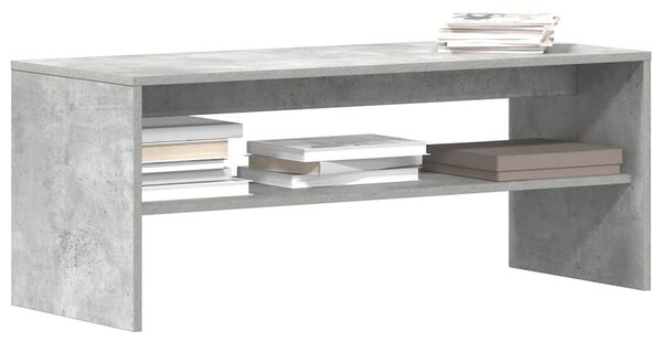 Betonszürke forgácslap TV-szekrény 100 x 40 x 40 cm