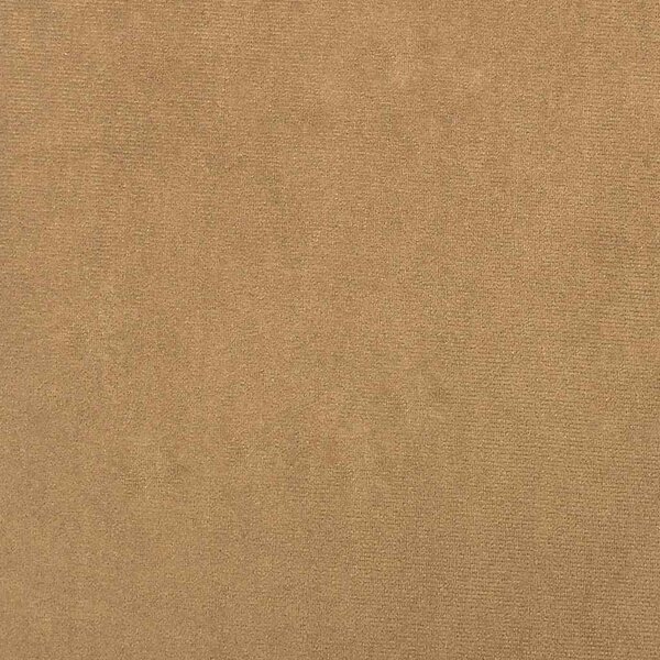Barna bársony loveseat kanapé párnákkal 110 cm