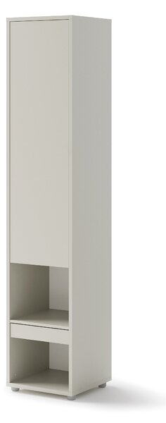 Könyvespolc Concept Pro Lenart II, Zárt, Fiókokkal, Ajtókkal, Laminált forgácslap, 218x45x46cm, Kasmír