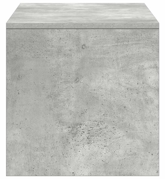 Betonszürke forgácslap TV-szekrény 100 x 40 x 40 cm