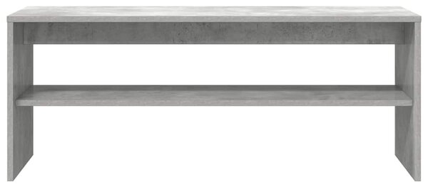 Betonszürke forgácslap TV-szekrény 100 x 40 x 40 cm