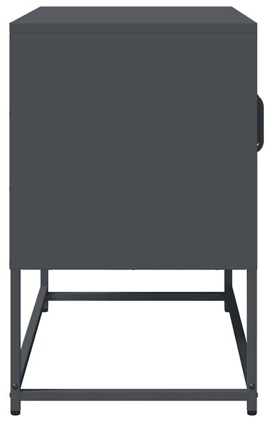 Antracitszürke hidegen hengerelt acél TV-szekrény 68x39x60,5 cm