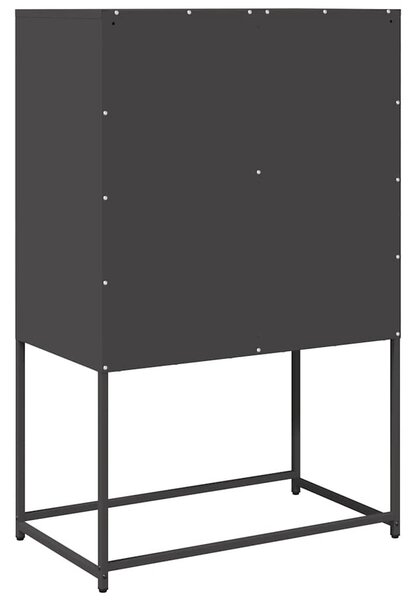 Magastábla Fekete 68x39x107 cm Acél