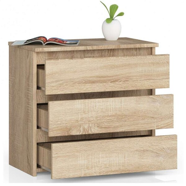 Komód - Akord Furniture CL3 - sonoma tölgy