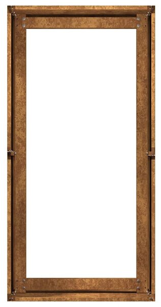 Ültető rozsdás 40x80x40 cm időjárásálló acélból