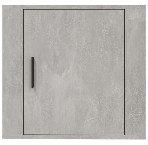 2 db betonszürke falra szerelhető éjjeliszekrény 50x30x47 cm