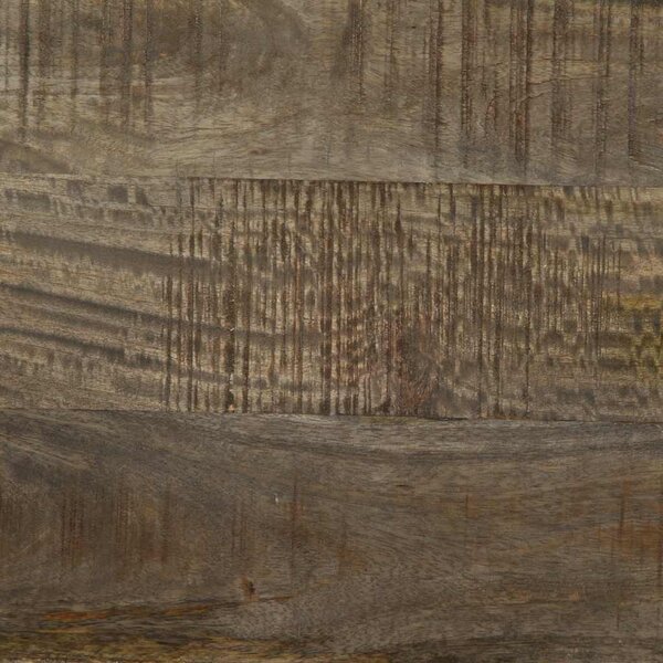 2 db világosszürke tömör mangófa éjjeliszekrény 40 x 33 x 46 cm