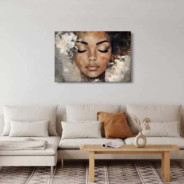 Kép - Női portré (90x60 cm)