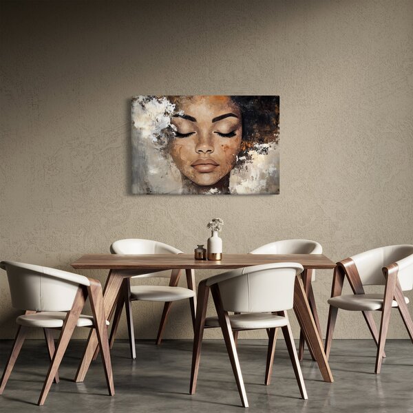 Kép - Női portré (90x60 cm)