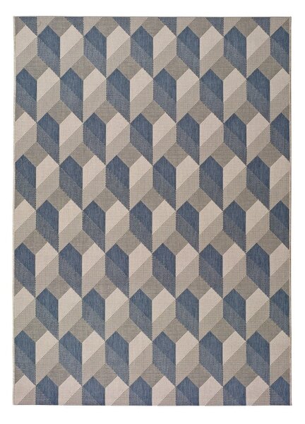 Silvana Miratta bézs-kék kültéri szőnyeg, 80 x 150 cm - Universal