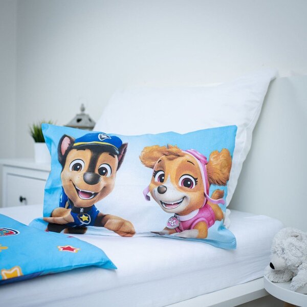 Pamut gyerek ágyneműhuzat babaágyhoz 100x135 cm Paw Patrol – Jerry Fabrics