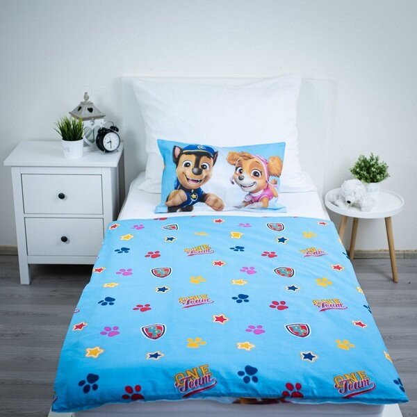 Pamut gyerek ágyneműhuzat babaágyhoz 100x135 cm Paw Patrol – Jerry Fabrics