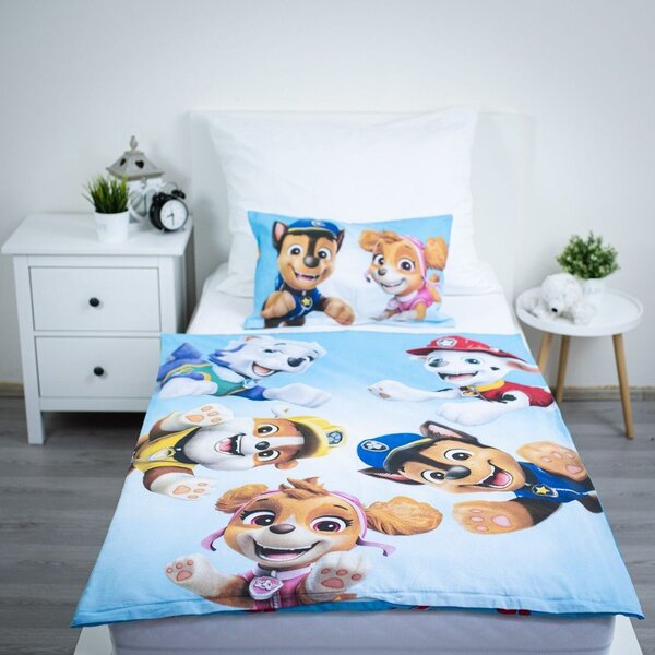 Pamut gyerek ágyneműhuzat babaágyhoz 100x135 cm Paw Patrol – Jerry Fabrics