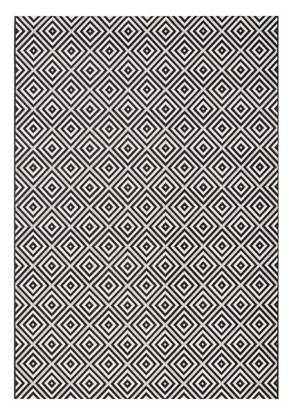 Karo fekete-fehér kültéri szőnyeg, 160 x 230 cm - NORTHRUGS