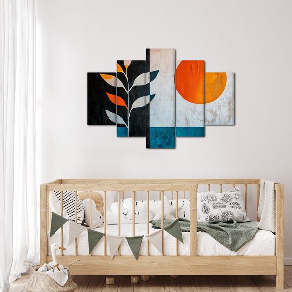 Kép - Növény és nap absztrakciója (150x105 cm)