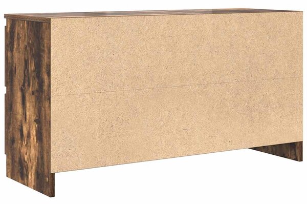 Füstös tölgy színű szerelt fa TV-szekrény 100x35x54 cm