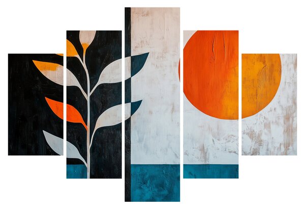 Kép - Növény és nap absztrakciója (150x105 cm)