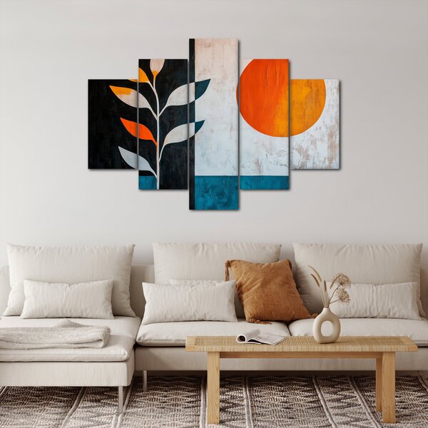 Kép - Növény és nap absztrakciója (150x105 cm)